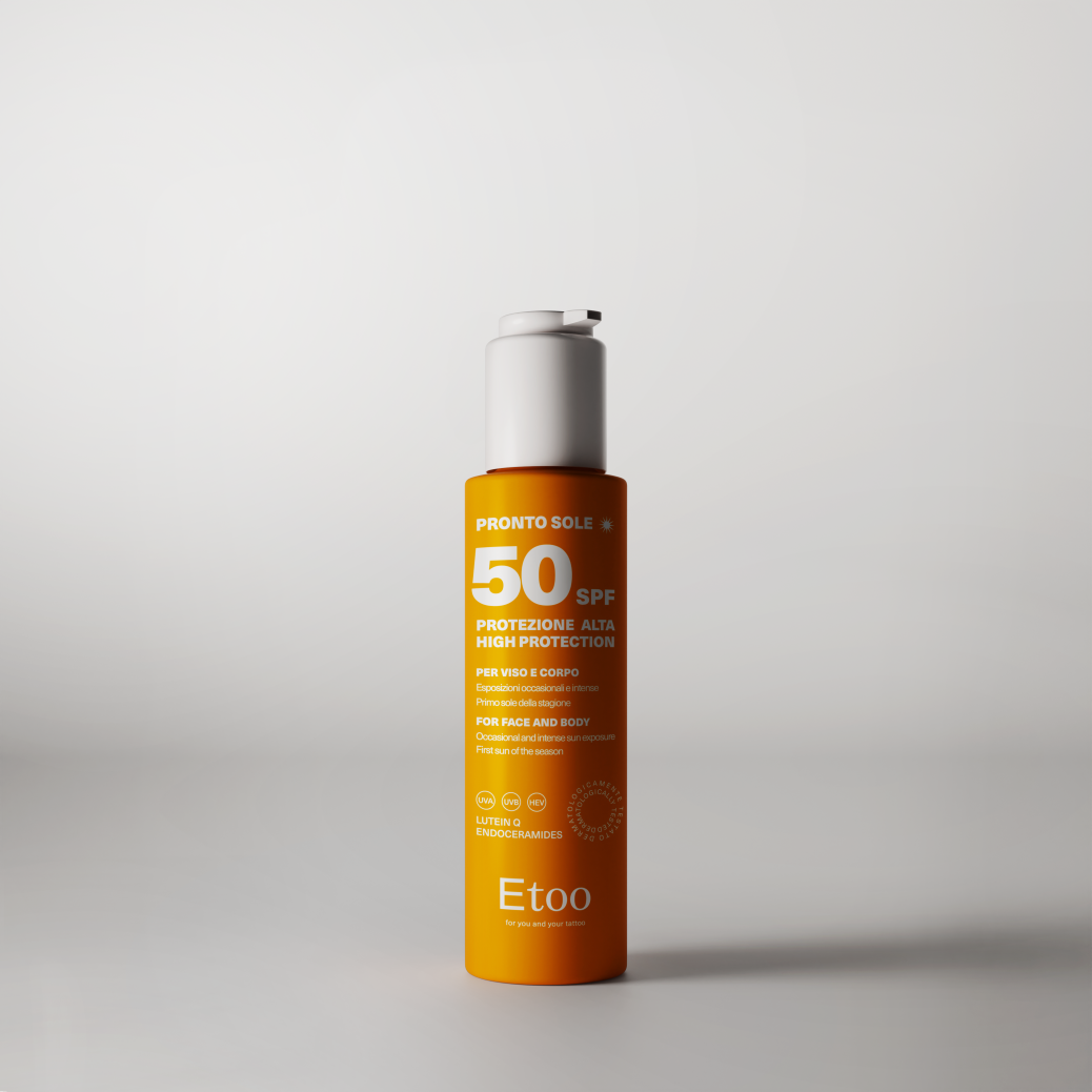 Pronto Sole SPF 50 – Etoo Tattoo